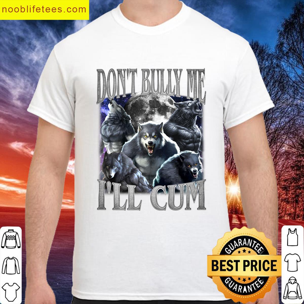 Dont Bully Me Ill Come Funny Alpha Wolf Meme Premium premium shirt