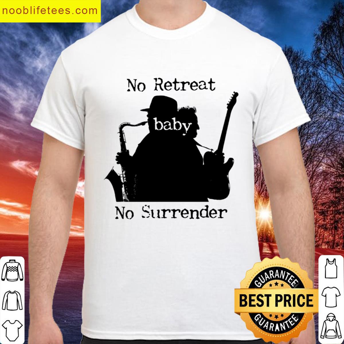 Down In Jungleland No Retreat Baby Fan Gift premium shirt