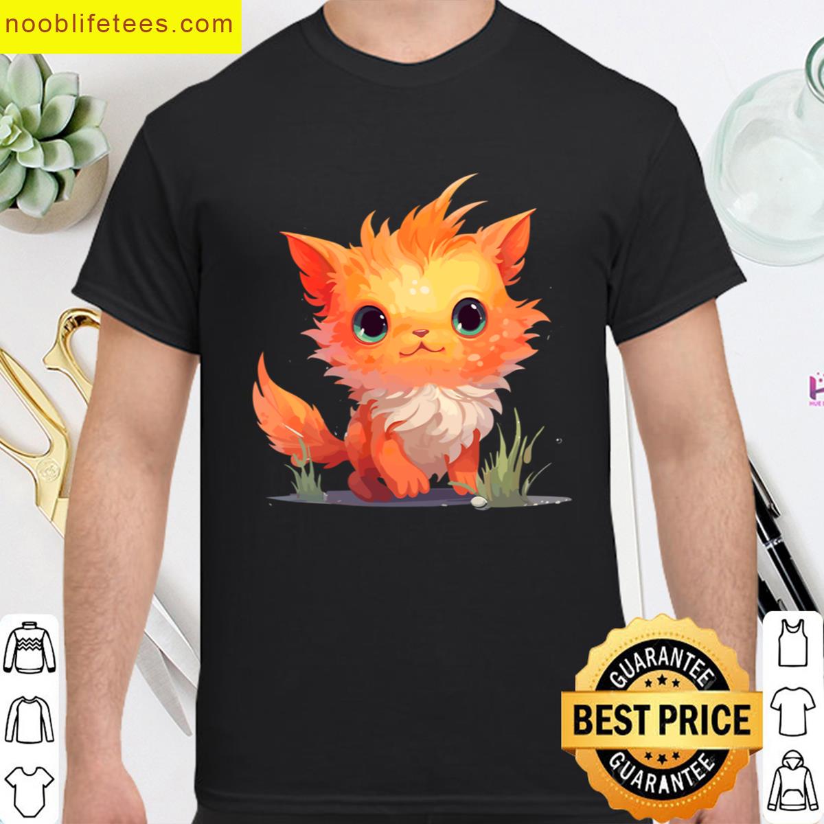 Fire Cat Oversized premium shirt