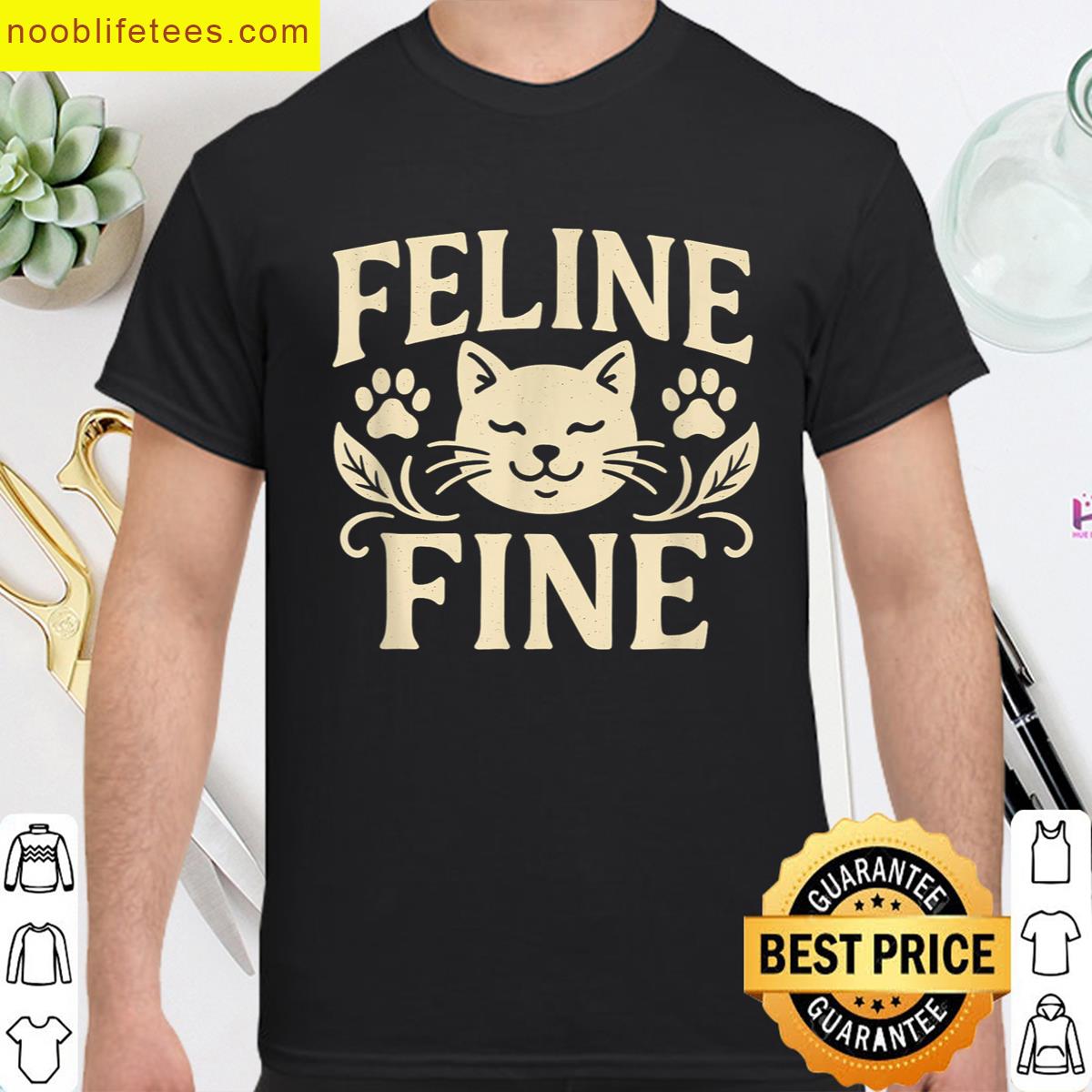 Funny Cat Feline Lover premium shirt