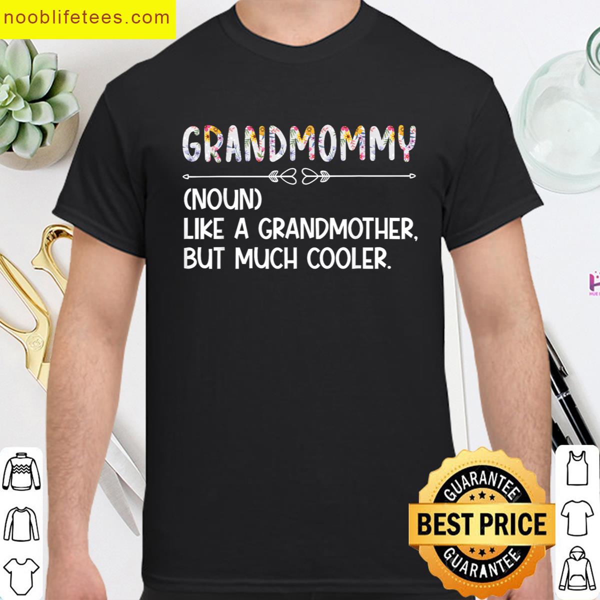 Grandmommy Grandma Definition Grandmommy Grandmother premium shirt