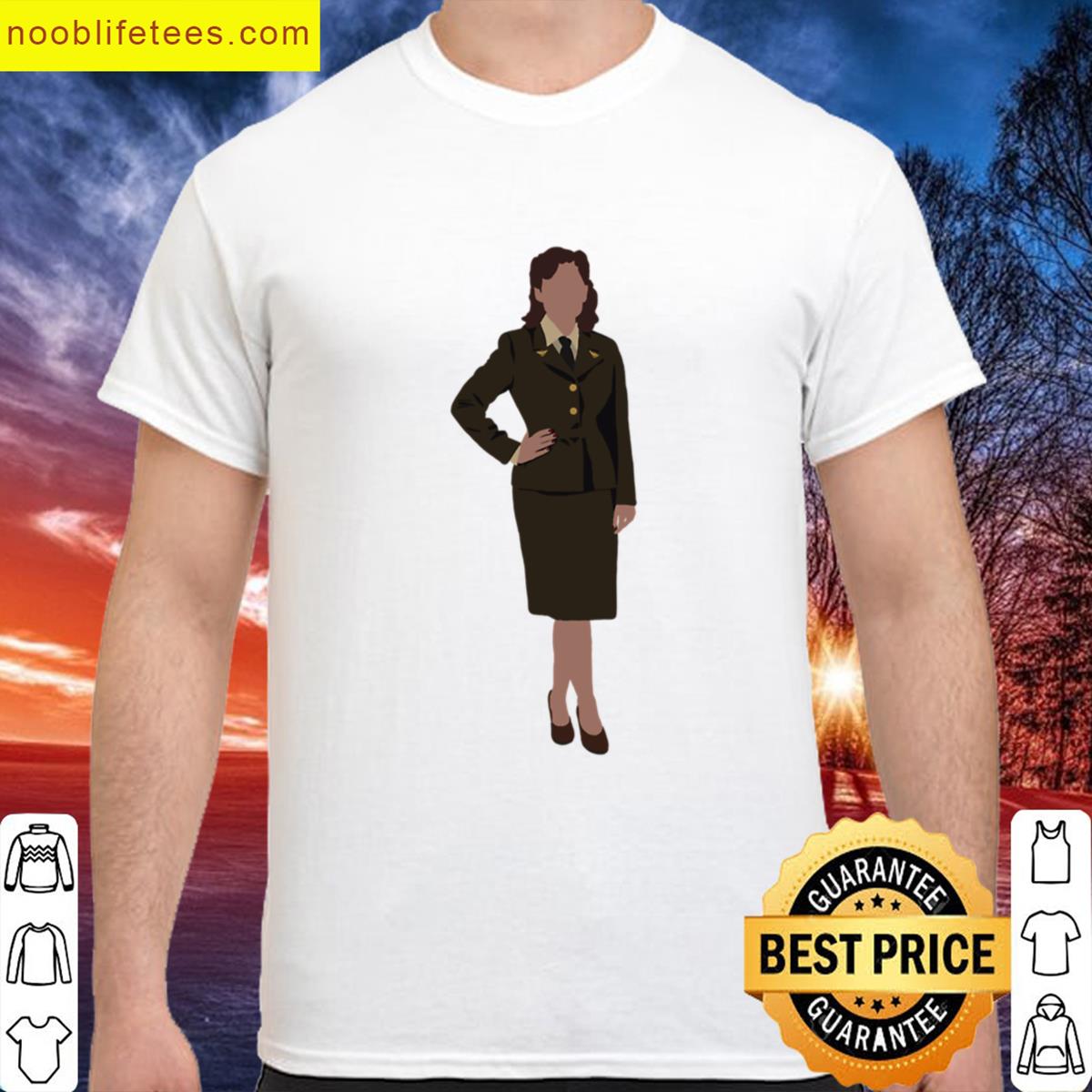 Green Army Girl premium shirt
