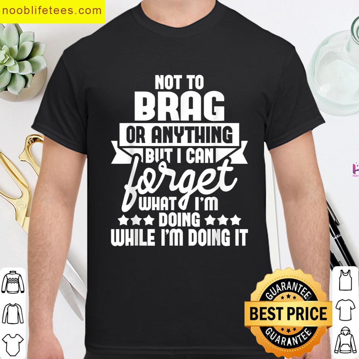 I Can Forget What Im Doing Senior Citizen Old Man Grandpa premium shirt