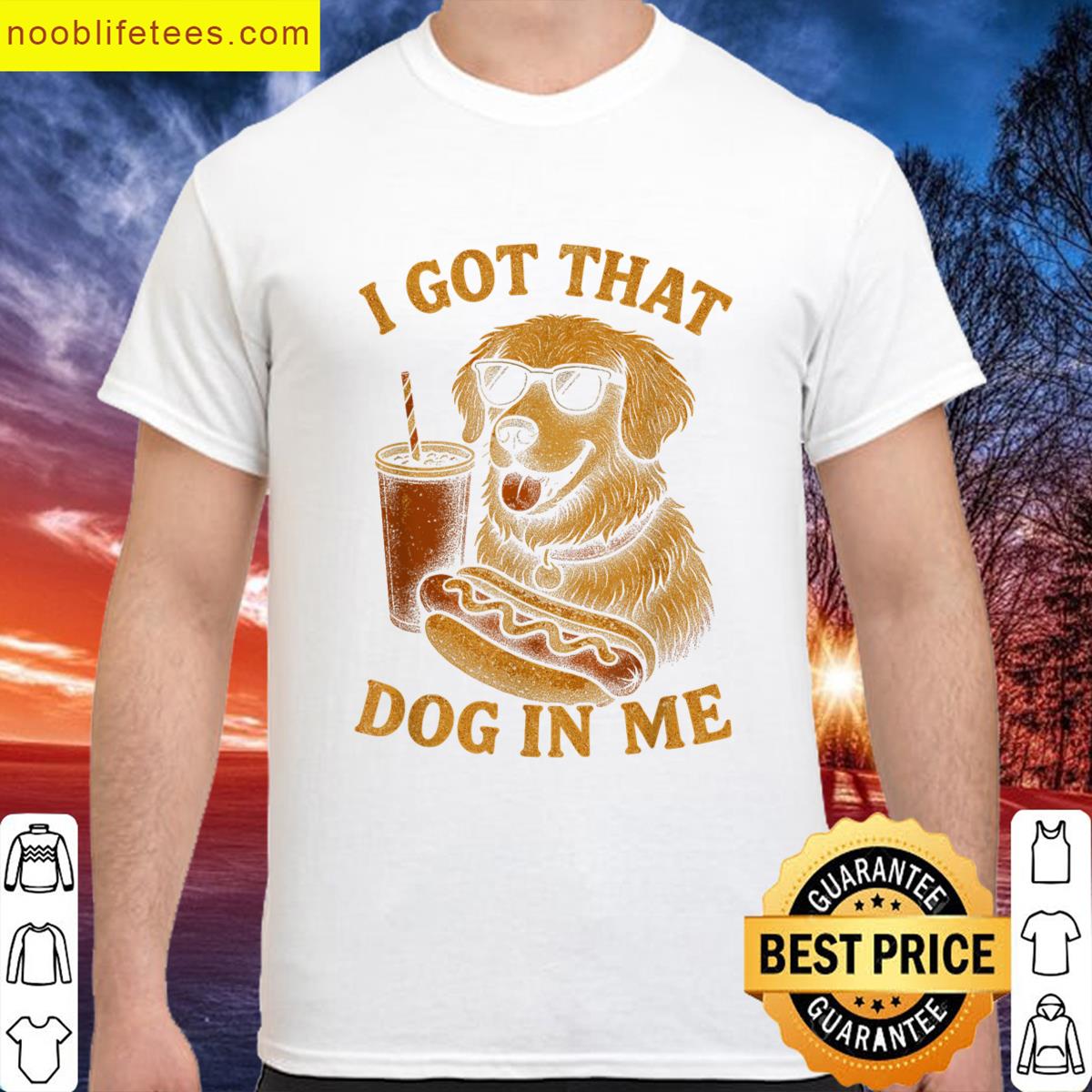 I Got That Dog In Me Funny 4th Of July Hot Dog 4th July premium shirt
