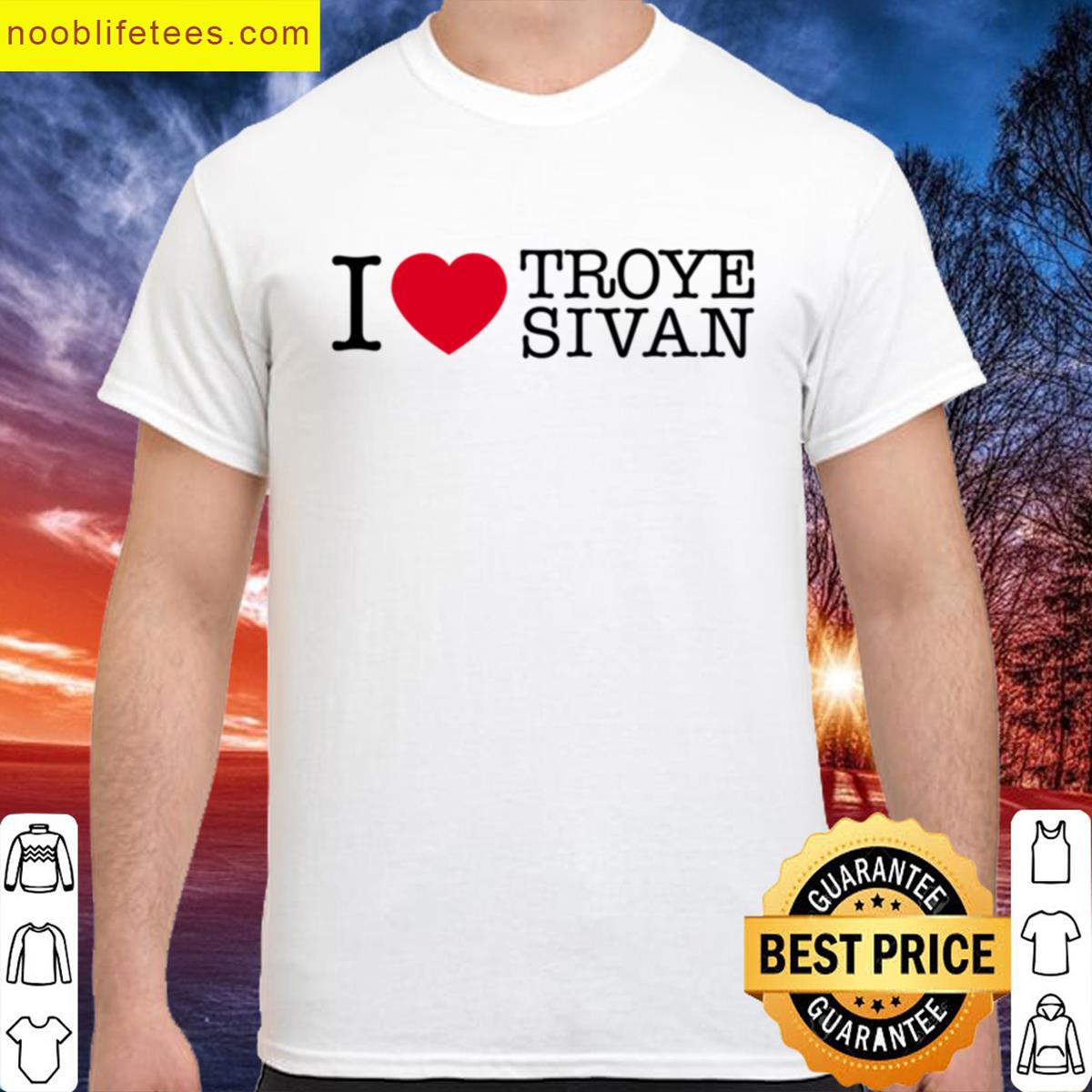 I Love Troye Sivan Oversized premium shirt