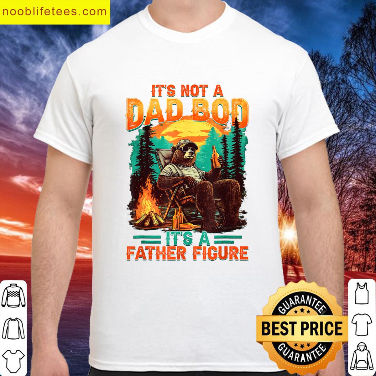 Its Not A Dad Bod Its A Father Figure Drinking Dad Jokes premium shirt