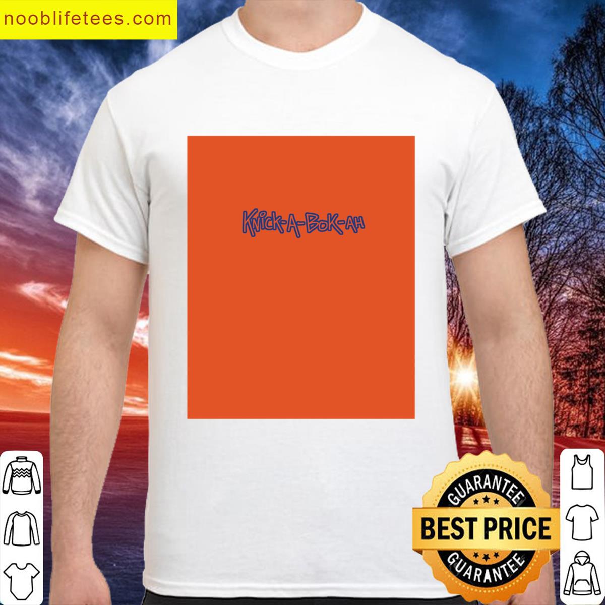 Knick A Bok Ah Orange Graphic premium shirt