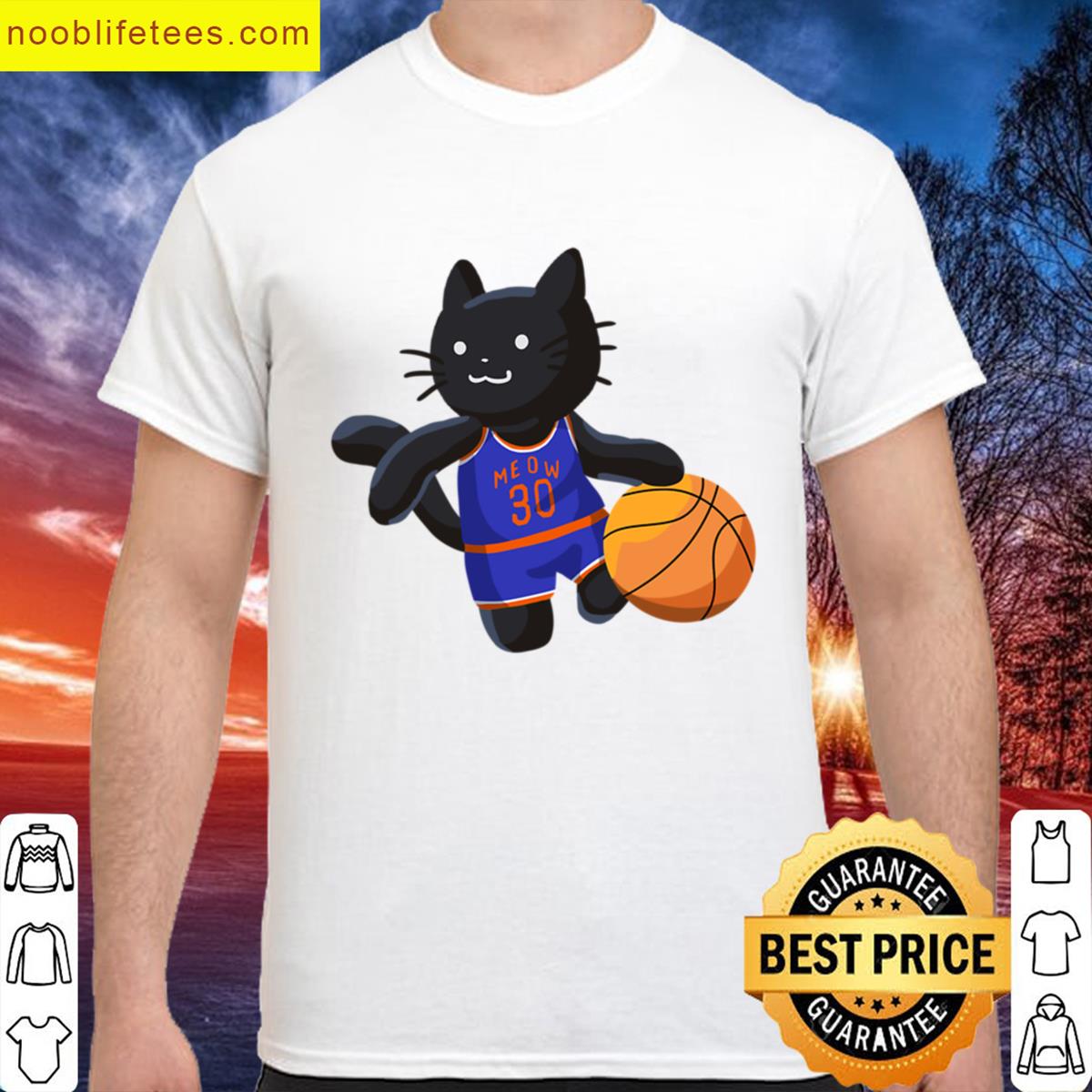 Knicks Cat Cute Nba Basketball Cat premium shirt